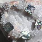 Abalone Shell & Clear Quart..