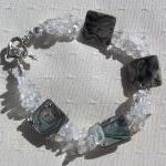 Abalone Shell & Clear Quart..