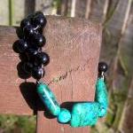 Chrysocolla & Black Onyx Cr..