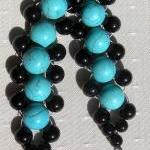 Turquoise & Black Onyx Gems..