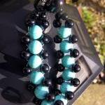 Turquoise & Black Onyx Gems..